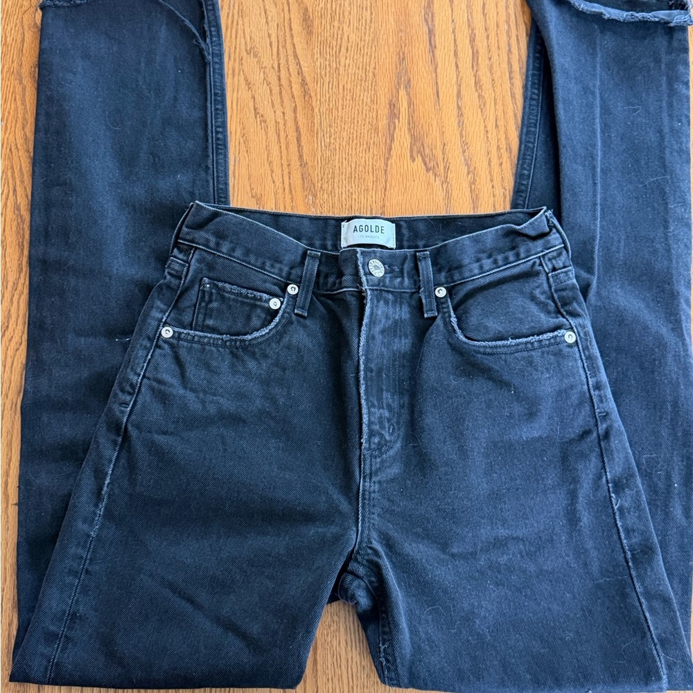 AGOLDE Black Denim Jeans